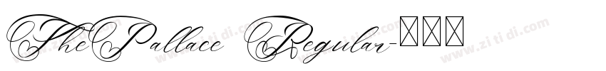 ThePallace Regular字体转换